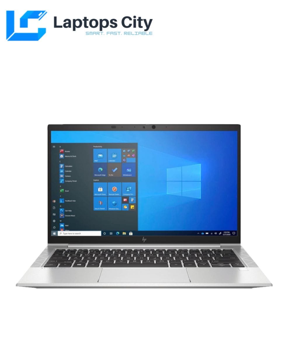 HP EliteBook 840 G8 Front View showing 14-inch Full HD display and keyboard