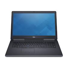 Dell Precision 7710 Mobile Workstation Core i5 6th Gen AMD Radeon R9 2GB GDDR5 17.3 inch FHD laptop front view